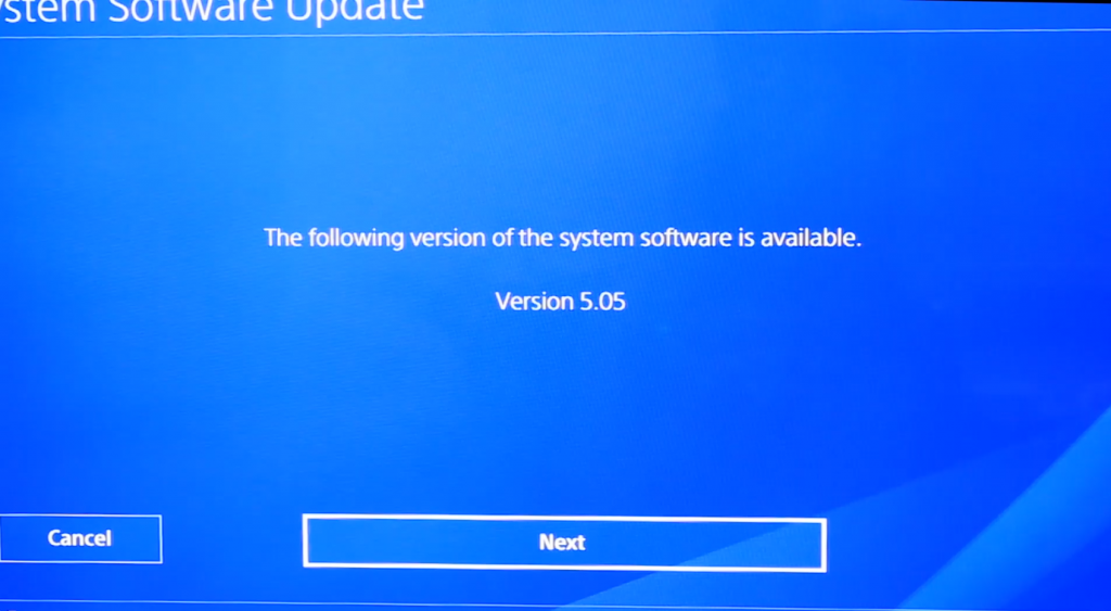 update file for reinstallation ps4 8.01